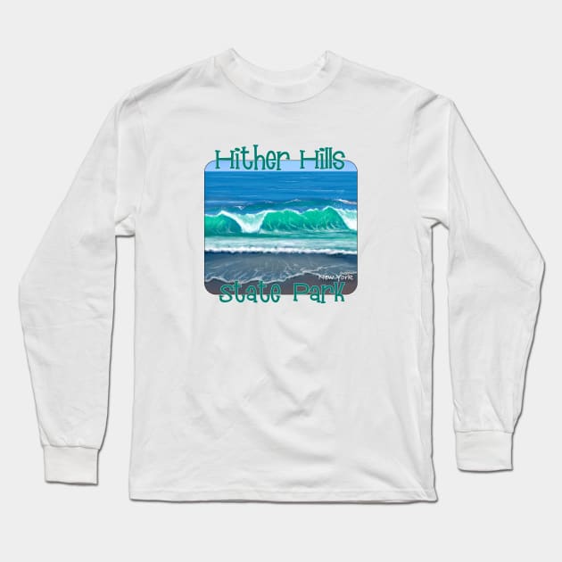 Hither Hills State Park, New York Long Sleeve T-Shirt by MMcBuck